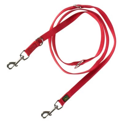 Correa Ajustable HUNTER Vario Basic Roja Para Perros 1 Correa Ajustable HUNTER Vario Basic Roja Para Perros