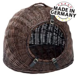 Cueva Y Transportín De Mimbre XXL Aumüller Para Mascotas -Trixie Ventas 50814 pla korbhoehle xxl hoehle braun fs 5 1