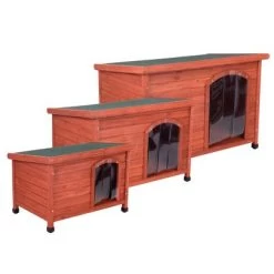 Caseta De Madera Woody Con Puerta Para Perros 24 Caseta De Madera Woody Con Puerta Para Perros -Trixie Ventas 55517 55518 55427 pla fg 8265 0