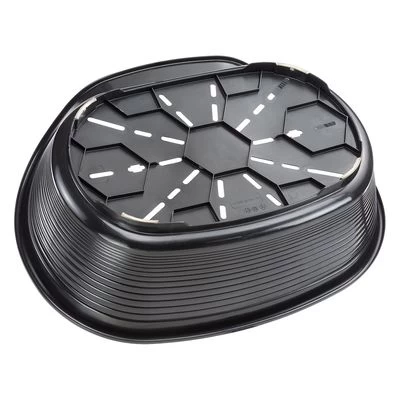 Cesta Ferplast Siesta Deluxe Negra Con Funda Sofá Tweed Azul 9 Cesta Ferplast Siesta Deluxe Negra Con Funda Sofá Tweed Azul - Imagen 9