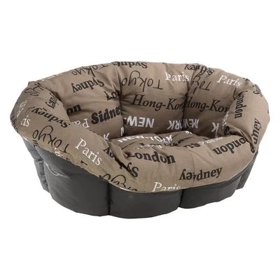 Set Cesta De Plástico Ferplast Siesta Deluxe Negra Con Funda Cities 5 Set Cesta De Plástico Ferplast Siesta Deluxe Negra Con Funda Cities - Imagen 5