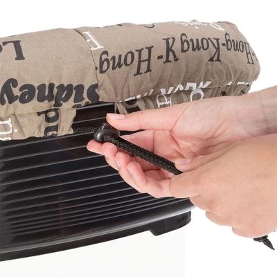 Set Cesta De Plástico Ferplast Siesta Deluxe Negra Con Funda Cities 7 Set Cesta De Plástico Ferplast Siesta Deluxe Negra Con Funda Cities - Imagen 7