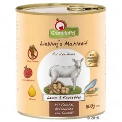 GranataPet Liebling's Mahlzeit 6 X 800 G -Trixie Ventas 64543 granatapet lamm kartoffel 800g 5