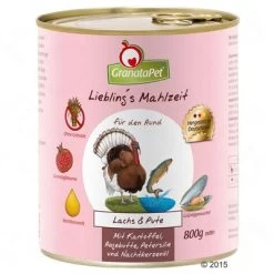 GranataPet Liebling's Mahlzeit 6 X 800 G -Trixie Ventas 64605 granatapet lachs pute 800g 8