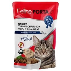 Feline Porta 21 En Bolsitas 24 X 100 G -Trixie Ventas 7185 pla felineporta21 tunarind pouch 3