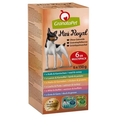 GranataPet Mini Royal 6 X 150 G Comida Húmeda Para Perros 1 GranataPet Mini Royal 6 X 150 G Comida Húmeda Para Perros