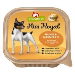 GranataPet Mini Royal 6 X 150 G Comida Húmeda Para Perros 11 GranataPet Mini Royal 6 X 150 G Comida Húmeda Para Perros -Trixie Ventas 78132 pla granatapet miniroyal huhngarnelen 7