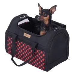 Bolso De Transporte A Cuadros Para Mascotas 38 Bolso De Transporte A Cuadros Para Mascotas -Trixie Ventas 79331 tragetasche hund fg 7517 2