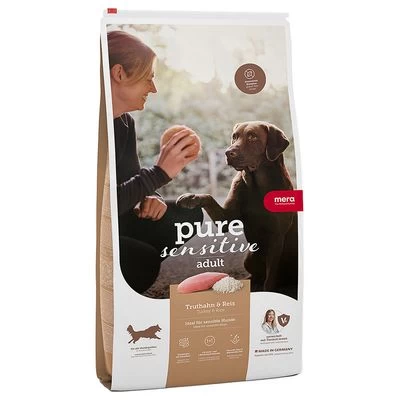 MERA Pure Sensitive Con Pavo Y Arroz Para Perros 1 MERA Pure Sensitive Con Pavo Y Arroz Para Perros