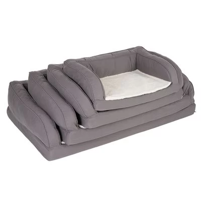 Cama Ortopédica Gris Para Perros 4 Cama Ortopédica Gris Para Perros - Imagen 4