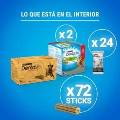 PURINA Dentalife Snacks Dentales Para Perros Grandes (25-40 Kg) -Trixie Ventas 982204 what s inside large 1 8