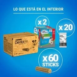 PURINA Dentalife Snacks Dentales Para Perros Pequeños (7-12 Kg) -Trixie Ventas 982205 what s inside small es 1 5