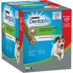 PURINA Dentalife Snacks Dentales Para Perros Pequeños (7-12 Kg) -Trixie Ventas 982205 front of box 9