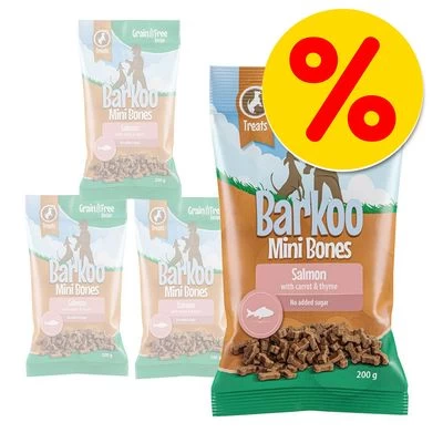 Barkoo Mini Bones Sin Cereales - Pack Ahorro 1 Barkoo Mini Bones Sin Cereales - Pack Ahorro
