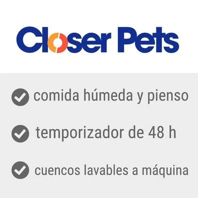 Comedero Automático Doble Closer Pets C200 2 Comedero Automático Doble Closer Pets C200 - Imagen 2