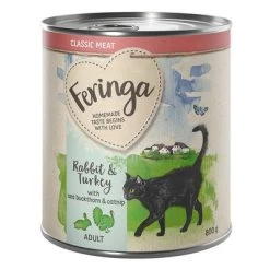 Feringa Classic Meat Menu 6 X 800 G 12 Feringa Classic Meat Menu 6 X 800 G -Trixie Ventas feringa classicmeat adult rabbitturkey 800g 1000x1000 7 1