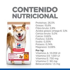 Hill's Science Plan Hill's Adult 1-6 No Grain Medium Science Plan Con Pollo 15 Hill's Science Plan Hill's Adult 1-6 No Grain Medium Science Plan Con Pollo -Trixie Ventas h177374 p303784 hills sp no grain dog adult medium chicken es es nutrition content 1 1