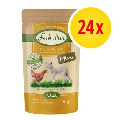 Lukullus Mini Sin Cereales 24 X 150 G - Pack Ahorro 1 Lukullus Mini Sin Cereales 24 X 150 G - Pack Ahorro