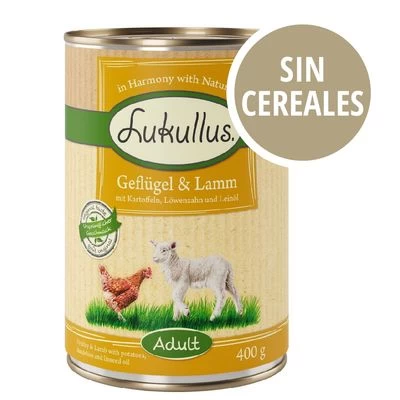 Lukullus Adult Sin Cereales 6 X 400 G 1 Lukullus Adult Sin Cereales 6 X 400 G