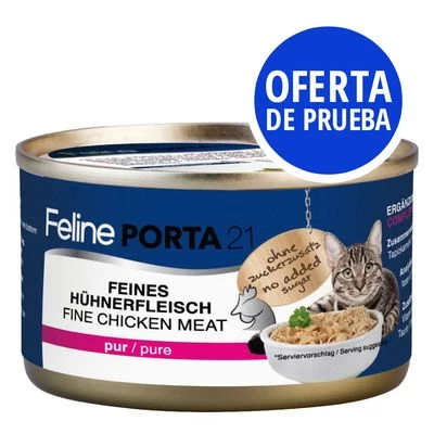 Feline Porta 21 6 X 90 G Comida Húmeda Para Gatos - Pack De Prueba 1 Feline Porta 21 6 X 90 G Comida Húmeda Para Gatos - Pack De Prueba