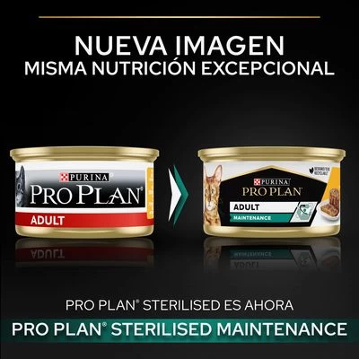 PURINA PRO PLAN Cat Adult Maintenance 24 X 85 G En Latas 3 PURINA PRO PLAN Cat Adult Maintenance 24 X 85 G En Latas - Imagen 3