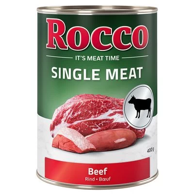 Rocco Single Meat 6 X 400 G Comida Húmeda Para Perros 1 Rocco Single Meat 6 X 400 G Comida Húmeda Para Perros