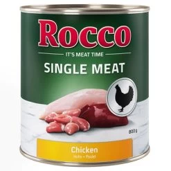 Pack Ahorro Rocco Single Meat 24 X 800 G Comida Húmeda Para Perros 9 Pack Ahorro Rocco Single Meat 24 X 800 G Comida Húmeda Para Perros -Trixie Ventas rocco nf singlemeat 800g chicken 1000x1000 4