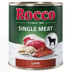 Pack Ahorro Rocco Single Meat 24 X 800 G Comida Húmeda Para Perros 8 Pack Ahorro Rocco Single Meat 24 X 800 G Comida Húmeda Para Perros -Trixie Ventas rocco nf singlemeat 800g lamb 1000x1000 8