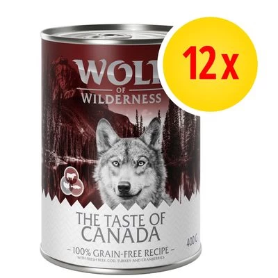 Pack Ahorro Wolf Of Wilderness The Taste Of 12 X 400 G 1 Pack Ahorro Wolf Of Wilderness The Taste Of 12 X 400 G