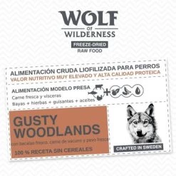 Wolf Of Wilderness Gusty Woodlands Con Vacuno, Bacalao Y Pavo 12 Wolf Of Wilderness Gusty Woodlands Con Vacuno, Bacalao Y Pavo -Trixie Ventas wow board benefits freezedried gusty woodlands de 1000x1000 6
