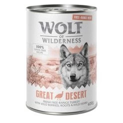 Wolf Of Wilderness Free Range 6 X 400 G / 800 G - Pack De Prueba 36 Wolf Of Wilderness Free Range 6 X 400 G / 800 G - Pack De Prueba -Trixie Ventas wow freerange greatdesert 400g 1000x1000 6