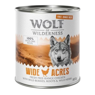 Wolf Of Wilderness Free Range 6 X 400 G / 800 G - Pack De Prueba 14 Wolf Of Wilderness Free Range 6 X 400 G / 800 G - Pack De Prueba - Imagen 14